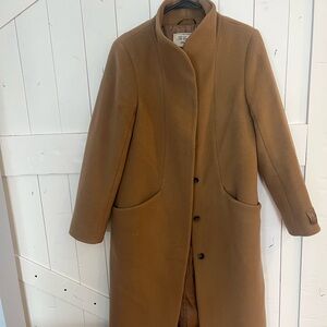 Wilfred Camel Tan Cocoon Coat